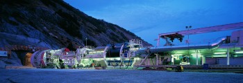 1999-2004 Tunnel of Loetschberg in Switzerland