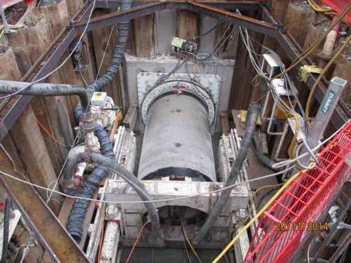 Microtunnel boring machine Le Corbusier / Channeling EC Ø1500 – Switzerland