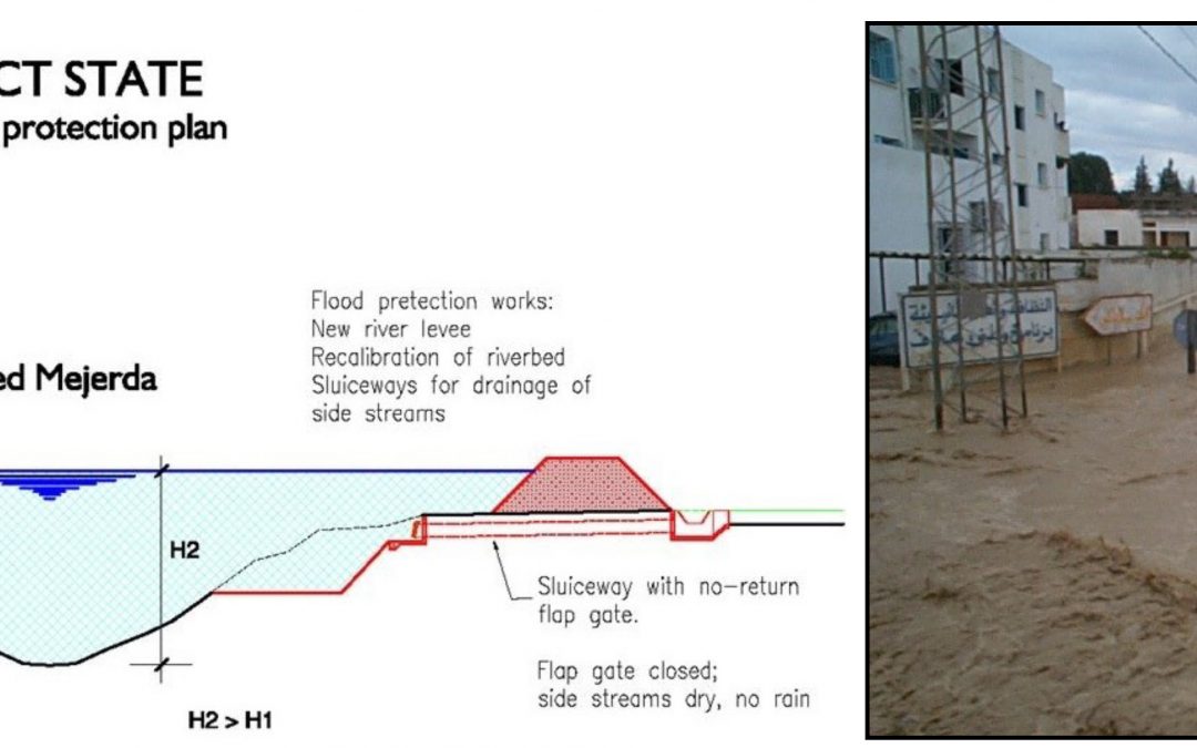 Oued Mejerda basin – Flood protection zone D2 – Tunisia