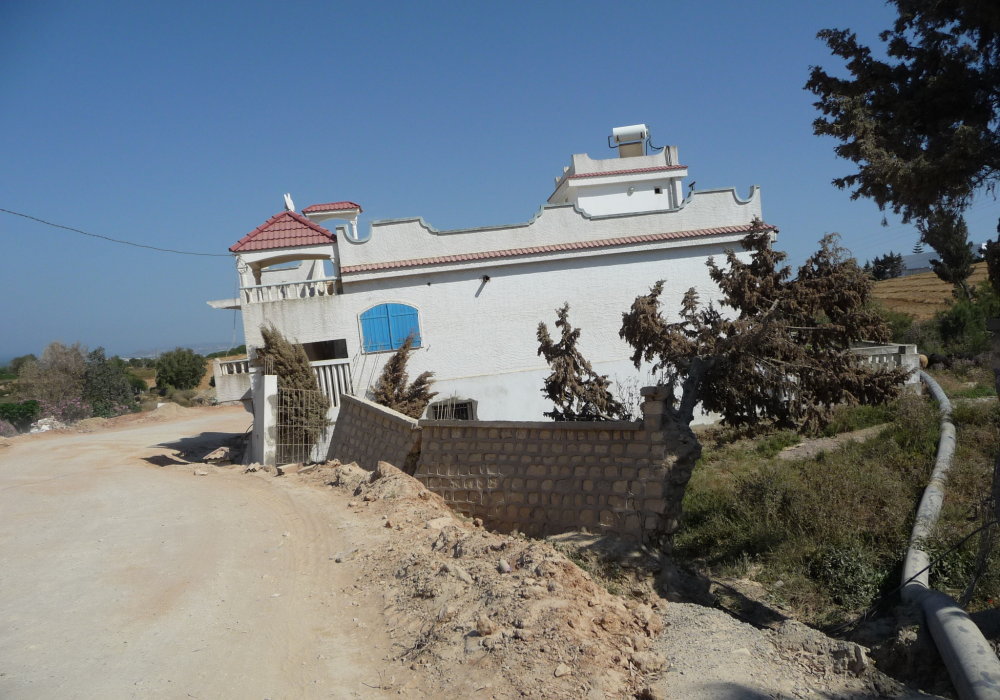 Points de glissements de terrains – Tunisie