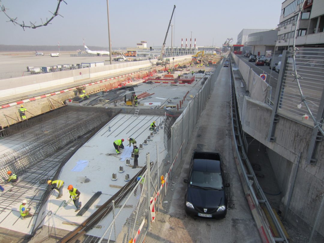 Covered trench – Customs road – Geneva Airport (Switzerland)