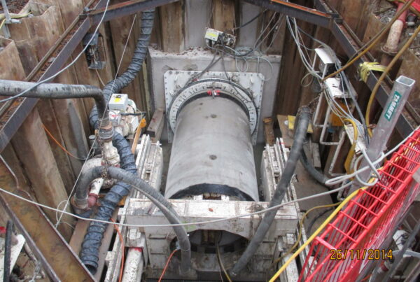 Microtunnelier Le Corbusier / Canalisation EC Ø1500