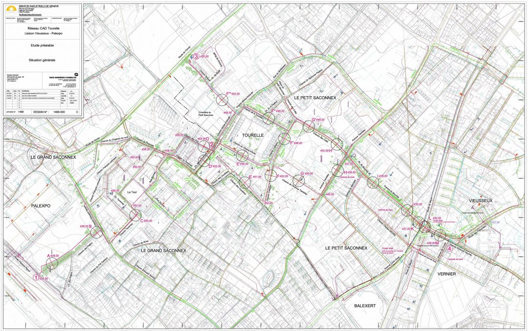 Réseau de chauffage à distance – Liaison Vieusseux-Palexpo – Communes de Vernier, du Petit-Saconnex et du Grand-Saconnex (Suisse)