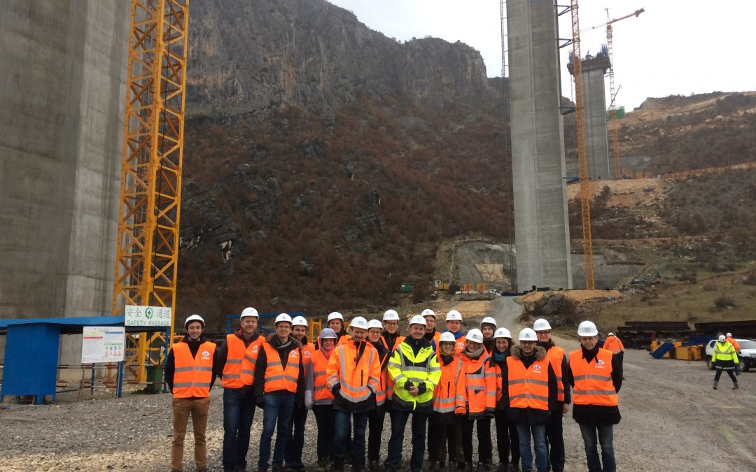 GEOS visite le chantier autoroutier Bar-Boljare au Monténégro